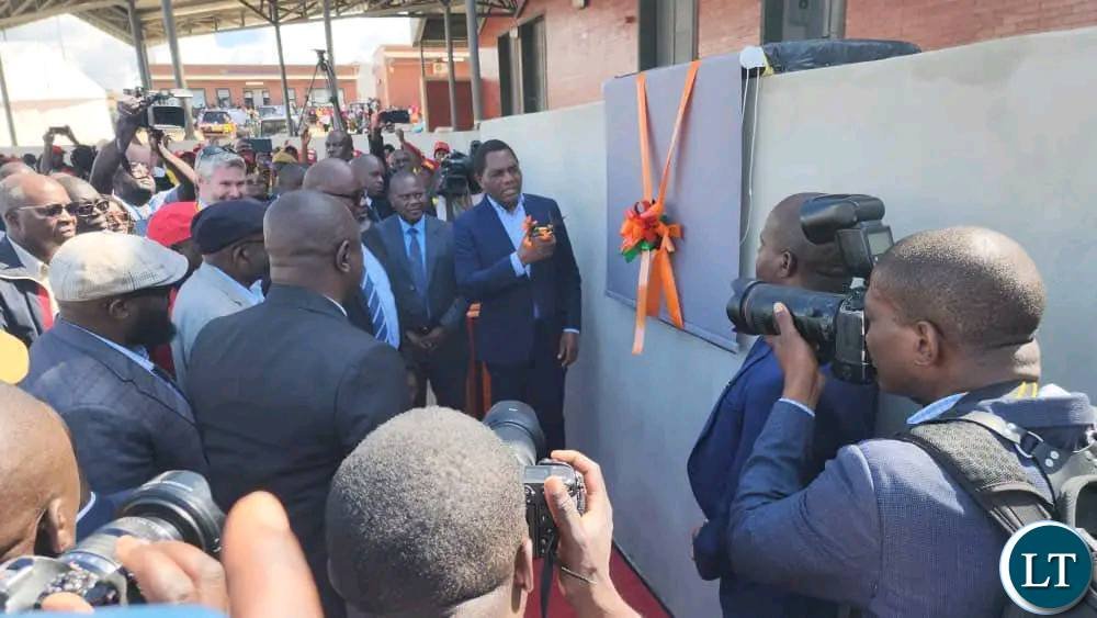 President Hichilema Commissions Upgraded Nakonde One Stop...