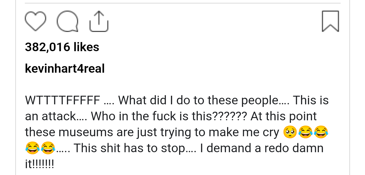 Kevin Hart slams ‘unrecognisable’ wax figure in viral outburst