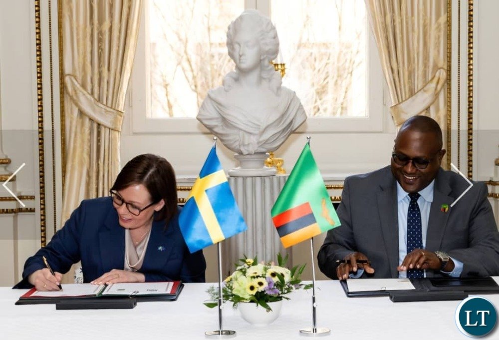 Zambia, Sweden Sign Political Consultations Agreement