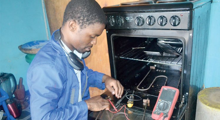 Grad sells skills like tomatoes