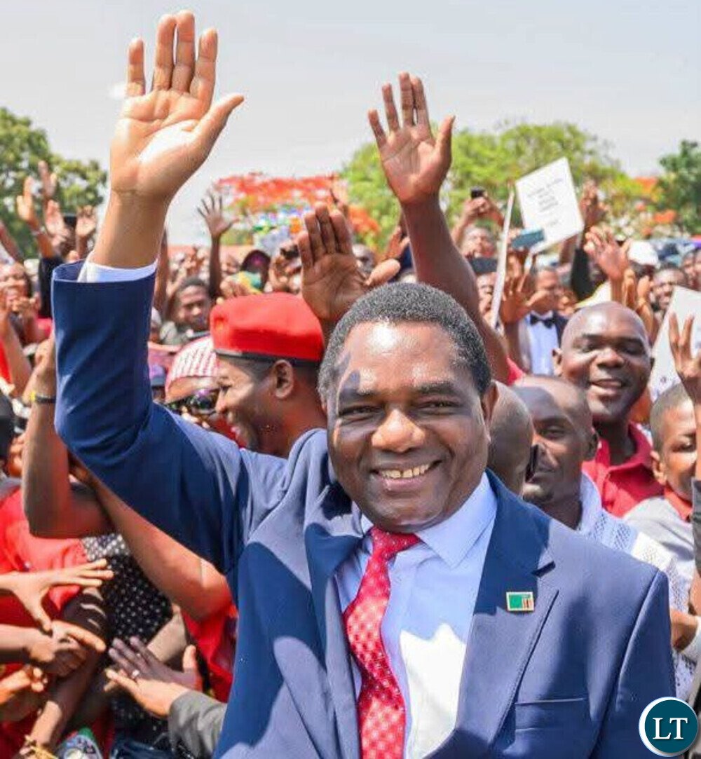 President Hichilema arrives in Livingstone for ANTUSA...