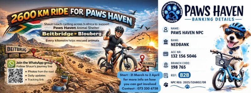 Potchefstromer haal bestemming ná uitdagende trap vir ’n goeie doel