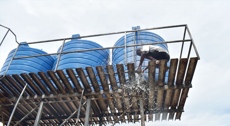 Ethanol waste in water