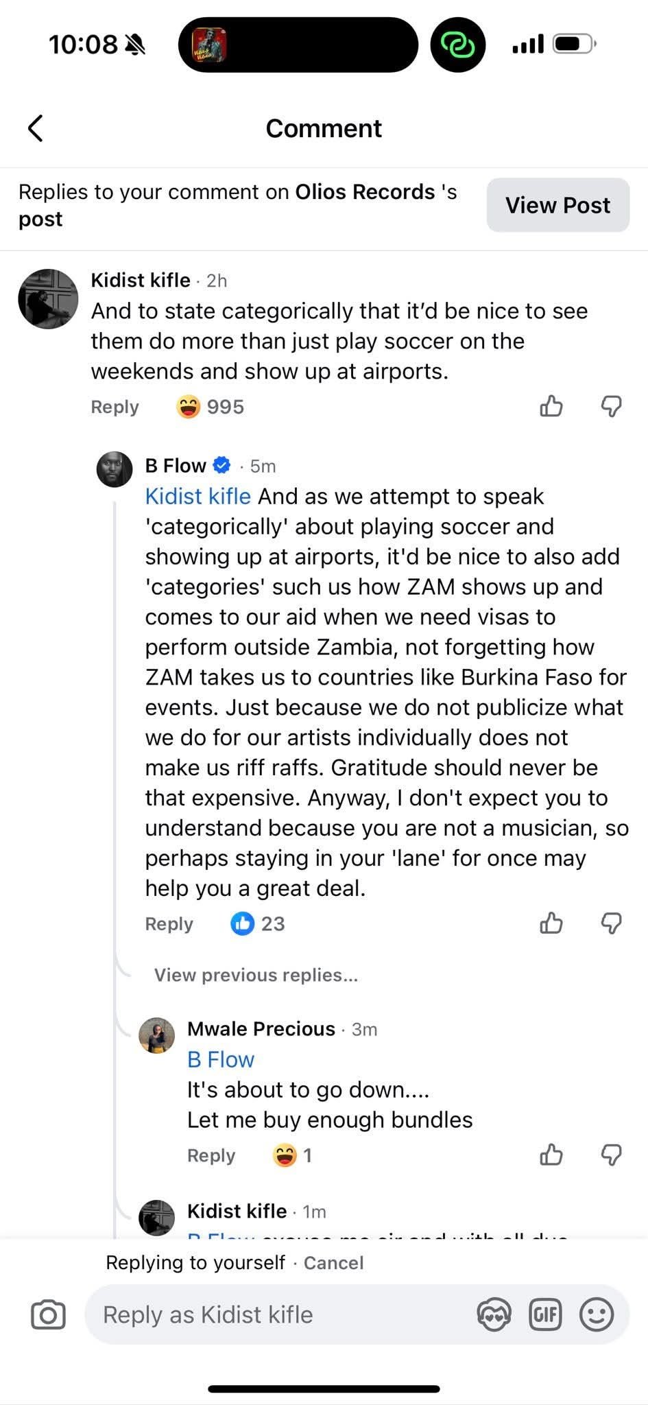 Kidist Kifle challenges Zambia Association of Musicians over handling of ‘Budget’ controversy