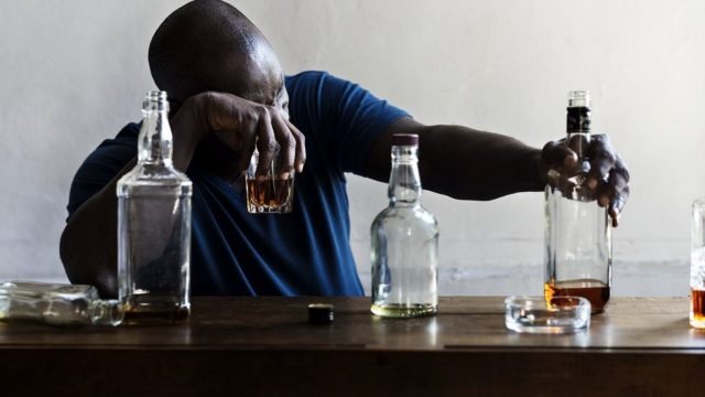 Men quietly bottle it up