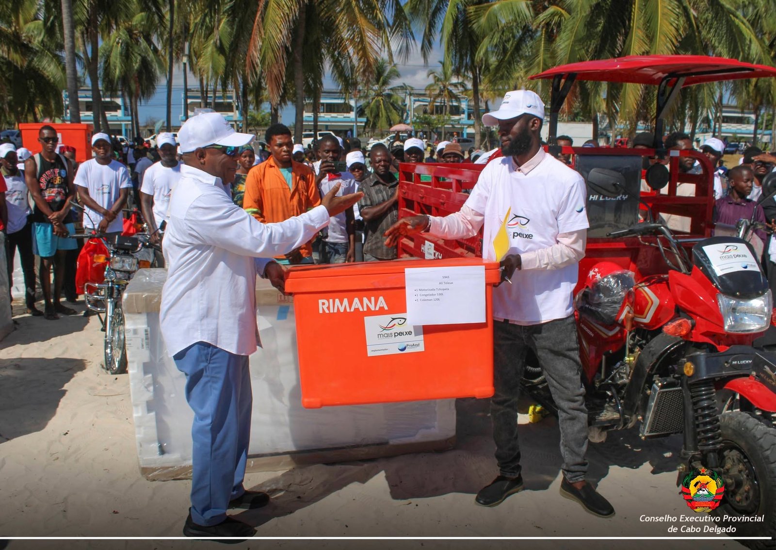 Cabo Delgado: 73 fishing associations receive equipment under Mais Peixe Sustentável programme