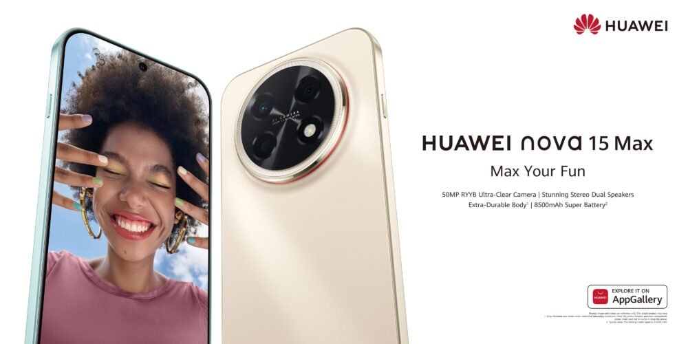 Level up your fun with the durable, long-lasting HUAWEI nova 15 Max