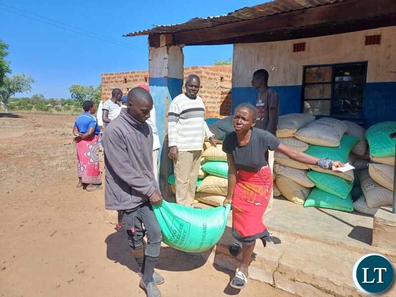 Lusaka District assigned maize purchase target