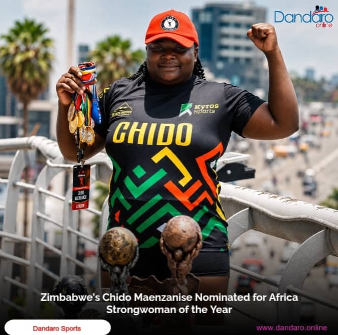 Chido Maenzanise nominated Africa Strongwoman of the Year