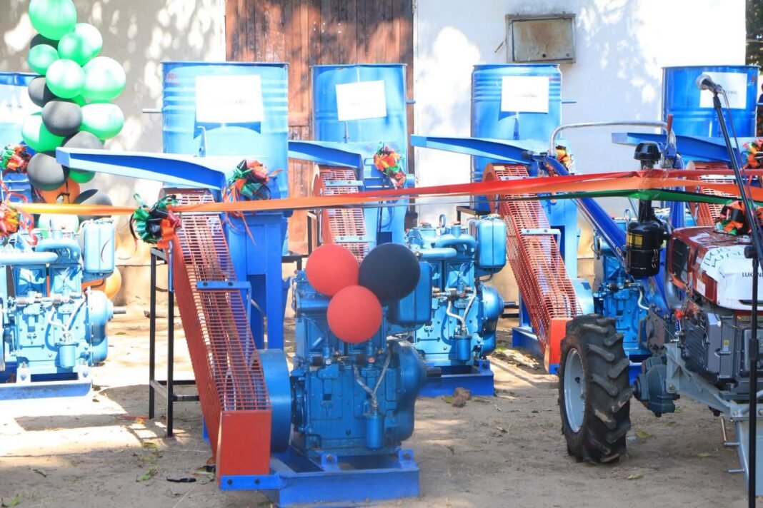 Govt. hands over agricultural equipment to farmers...