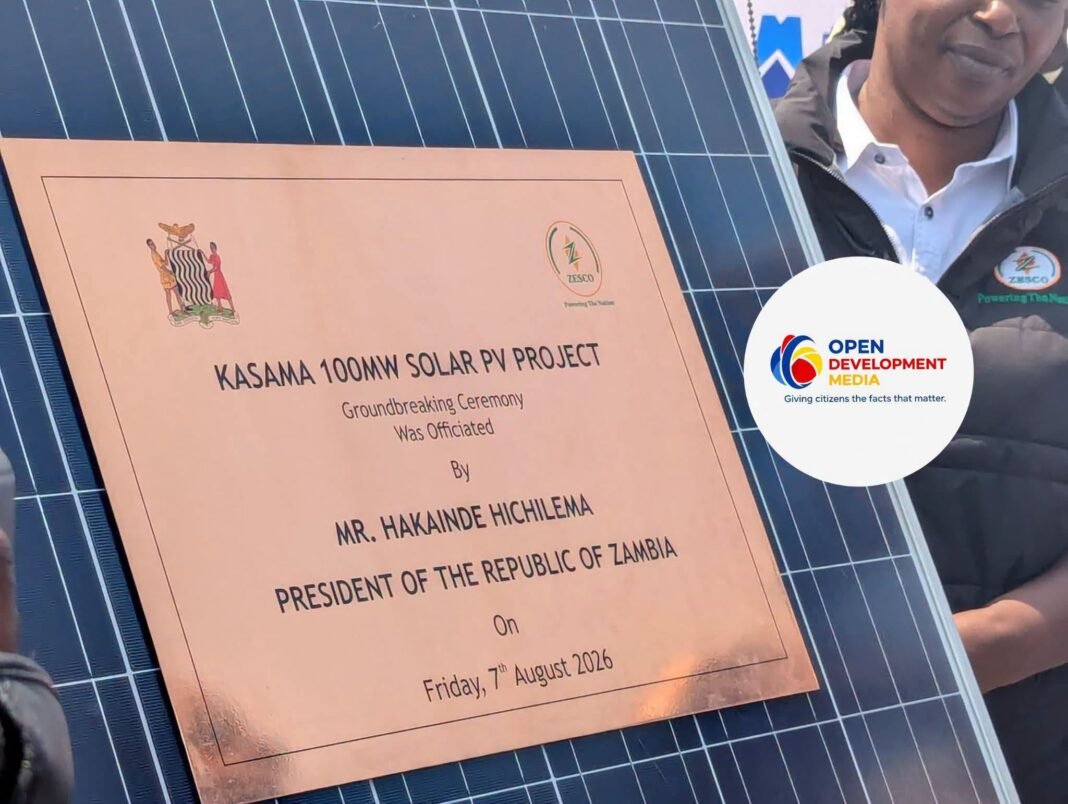 Government invests US$84.2 million in Kasama solar