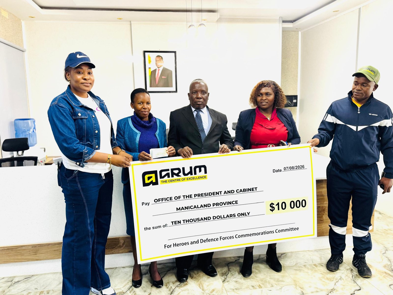 Agrum donates US$10k towards Heroes and Defence Forces Day commemorations
