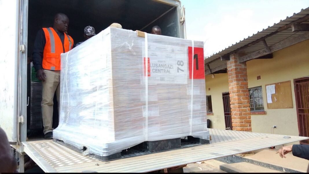 Lusangazi Central and Msanzala Ballot Papers arrive