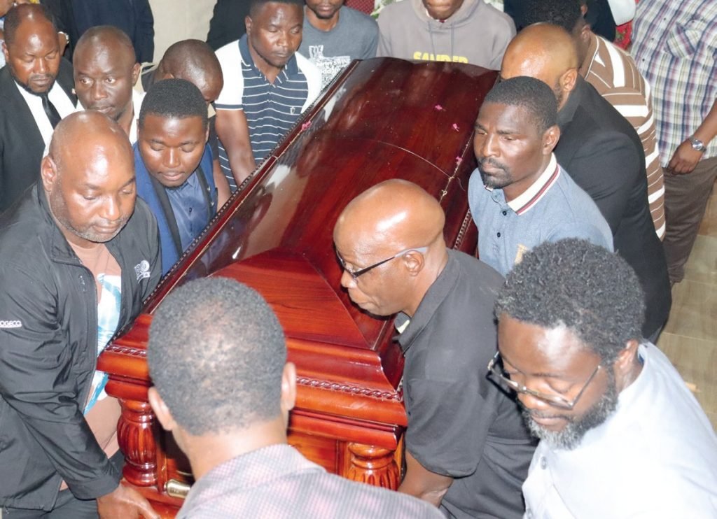 Brian Banda burial today